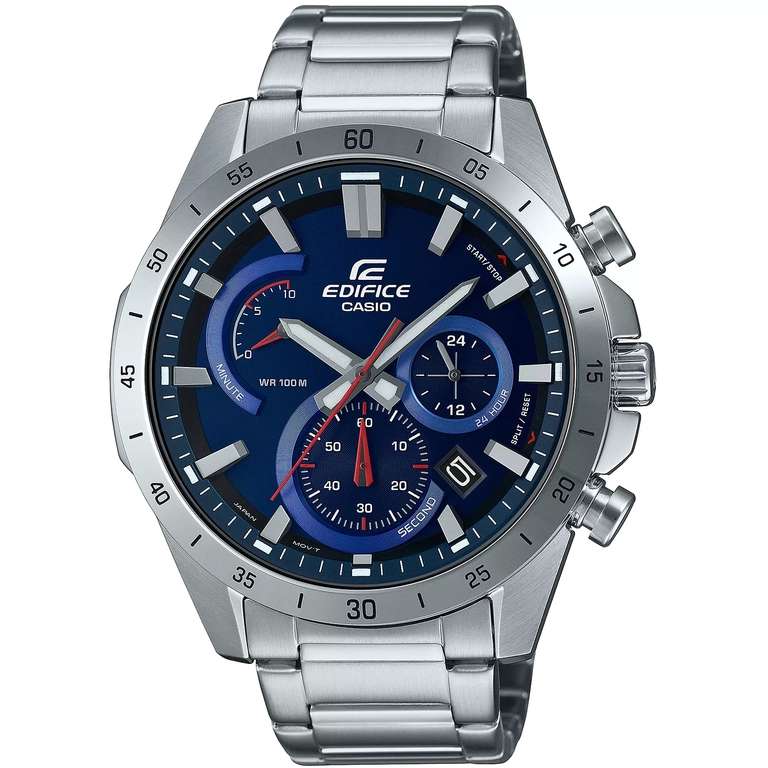Casio Edifice Men's Stainless Steel Bracelet Watch - £54 With Newsletter Code + Free Shipping - @ H Samuel