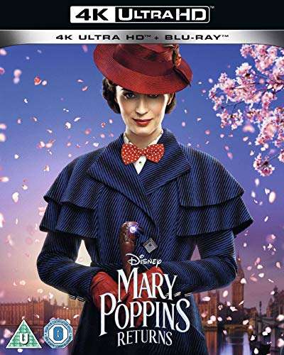 Mary Poppins Returns 4K Ultra-HD (Includes Sing-Along Version) [ Physical Blu-ray] £4.79 Dispatched By Amazon, Sold By Champion Toys