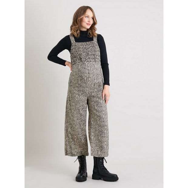 MATERNITY Leopard Print Dungarees - £1 (Free Click and Collect) @ Argos