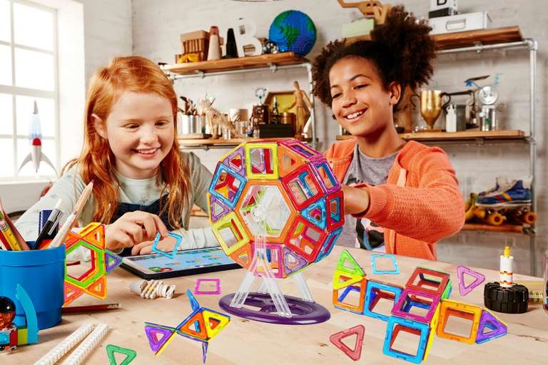 Deluxe Magnetic Building Blocks Gift 94PC Kids Magnetics Construction Block Games. Sold by TechStone Shop / FBA