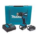 MAKITA DHP485T001 18V LXT Brushless Cordless Combi Drill + 2 x 5.0Ah Batteries + Charger + Carrycase - £161.99 W/First order via APP