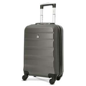 Aerolite 55cm Lightweight 34L Hard Shell 4 Wheel Cabin Suitcase 21" (55x35x20cm), 5 Years Warranty