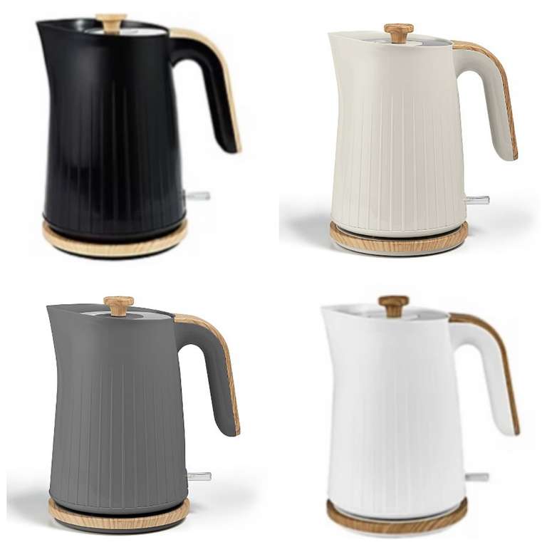 Wood Textured Scandi Fast Boil Kettle 1.7L (4 Colours) - £18 + Free Click & Collect @ George Asda