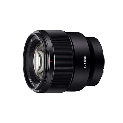 Sony SEL-85F18 Portrait Lens Fixed Focal 85mm F1.8 Full Frame Suitable for A7, ZV-E10, A6000 and Nex Series, E-Mount) Black £399 @ Amazon