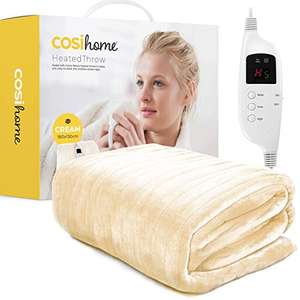 Cosi Home Luxury Heated Throw - Electric Blanket - Machine Washable £69.99 Dispatches from Amazon Sold by One Retail Group