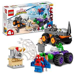 LEGO 10782 Marvel Hulk vs. Rhino Monster Truck Showdown, Toy for Boys & Girls Age 4 Plus £11.99 @ Amazon.