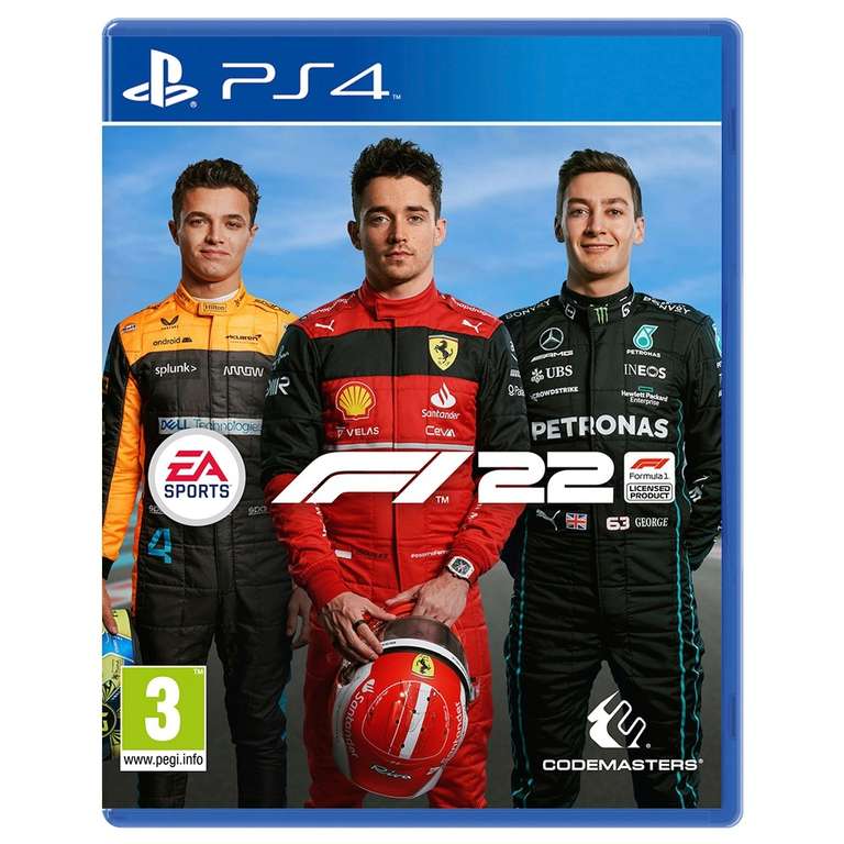 F1 2022 PS4 - £9.59 @ Playstation Store