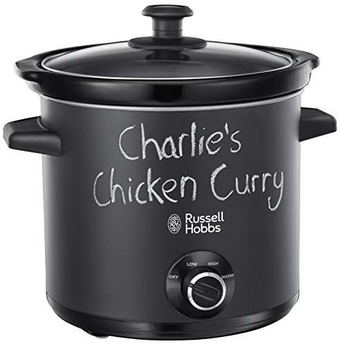 Russell Hobbs 24180 Chalkboard Slow Cooker, 3.5 L, Black - £27 @ Amazon