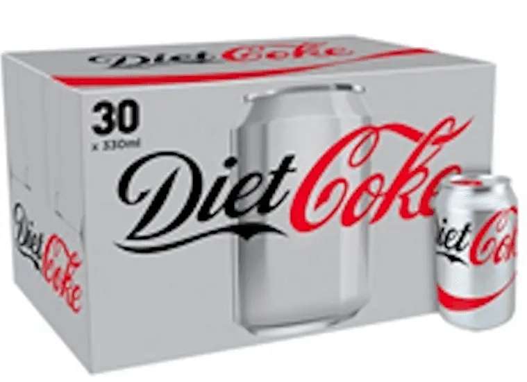 30 x 330ml cans of Diet Coke