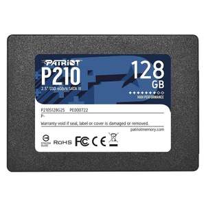 128GB - Patriot P210 2.5" SATA III SSD £13.03/256GB £21.19/512GB £33.13/240GB M.2-2280 PCIe 3.0 x4 NVMe £19.22 (UK Mainland) @ ebuyer/eBay