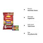 Walkers Crisp Classic Variety, 25g (6 Pack), 2 for £3, £2.41 with Subscribe and Save @ Amazon
