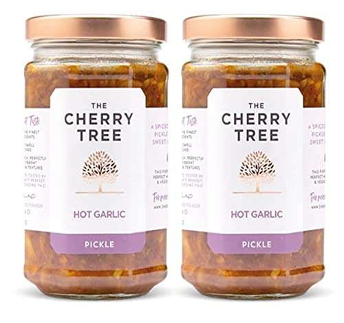 The Cherry Tree Hot Garlic Pickle 2 X 320g Jar Dual-pack - £8.23 S&S (£6.40 with Possible 20% Voucher Applied)