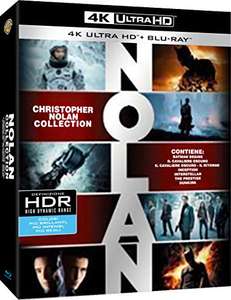 Christopher Nolan Collection (Interstellar, Dark Knight Trilogy, Inception, Dunkirk, Prestige) 4K UHD Blu-Ray Italy Import £48.50 Amazon FR