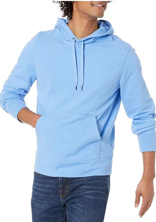 Amazon Essentials Men's Lightweight French Terry Hooded Sweatshirt (various colours) £12 @ Amazon