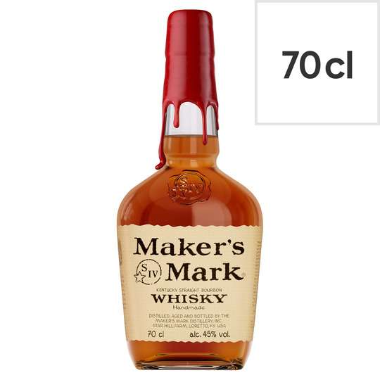 Makers Mark Bourbon 70Cl £23 with clubcard at Tesco