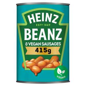 HEINZ baked beans & vegan sausages 20p @ Sainsburys Olney