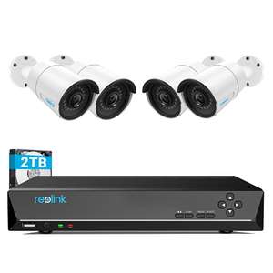 Reolink 4MP CCTV Security Camera Systems Outdoor, 4X 1440P NVR Built-in 2TB £209.99 with voucher Dispatches from Amazon Sold by ReolinkEU