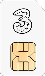 Three SIM - Unlimited 5G Data/Minutes/text - £16 p/m - 12 months £192 (+ £40 Automatic cashback / Effective £12.67 p/m) @ Fonehouse