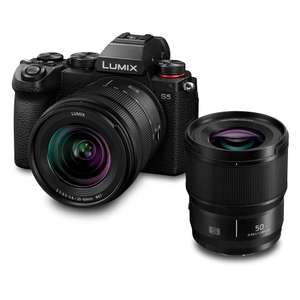 Panasonic LUMIX DC-S5 S5 Full Frame Mirrorless Camera,20-60mm F3.5-5.6 and 50mm F1.8 lenses