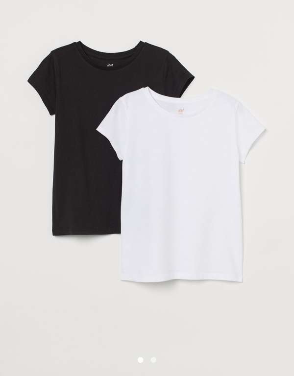 Girls 2 pack cotton T-shirt - Free C&C For Members
