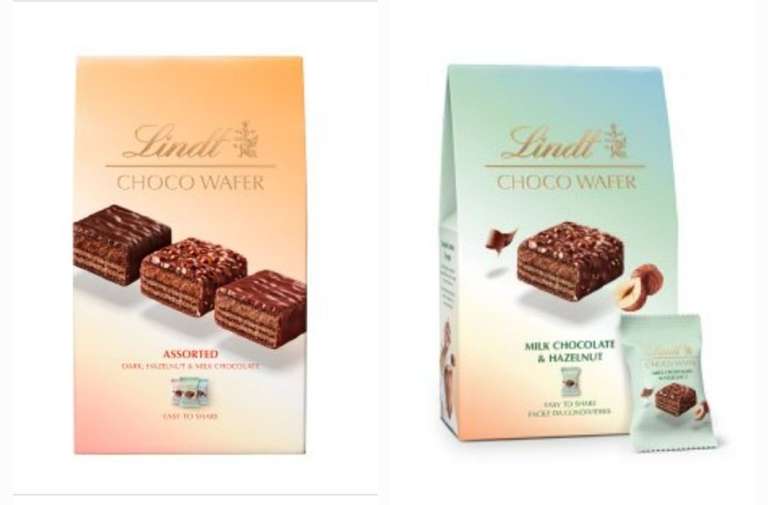 Lindt Choco Wafer Milk Choc & Hazelnut OR the Assorted Chocolate Sharing Box