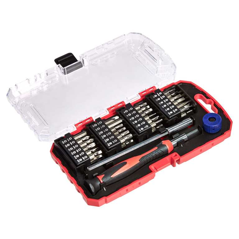 Amazon Basics 51-Piece Precision Bit Set, Hex, Torx, Square, Tri-Angle, Pentalobe etc. Amazon Business Accounts