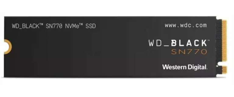 2TB - WD_BLACK SN770 M.2 2280 Game Drive PCIe Gen4 NVMe up to 5150MB/s Using a Link - ebuyer_uk_ltd (UK Mainland)