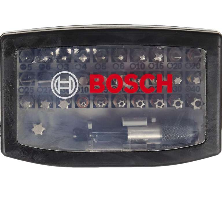 Bosch Professional 32 pcs. Screwdriver Bit Set Extra Hard (PH-, PZ-, Hex-, T-, TH-, S-Bit, Accessories Rotary Drill and Screwdriver)