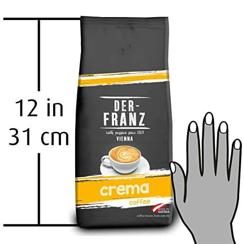 Der Franz 4 x 1kg packs of crema coffee beans