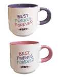 Friends Mugs Set of 2 Stacking Mugs (Monica and Rachel Design) - Official Merchandise - £6.96 @ Amazon