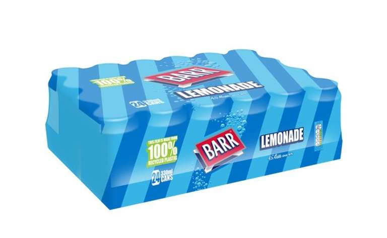 Barr Cherryade/ Cream Soda/Lemonade 24 x 330ml £6.49 each @ Morrisons