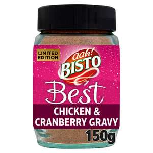 Aah! Bisto the best chicken gravy with cranberries 150g - instore Bloxwich.