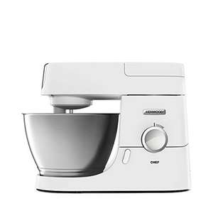 Kenwood Chef Stand Mixer for Baking - Stylish Food Mixer in White with K-beater, Dough Hook, Whisk and 4.6L Bowl, 1000W £204.60 @ Amazon