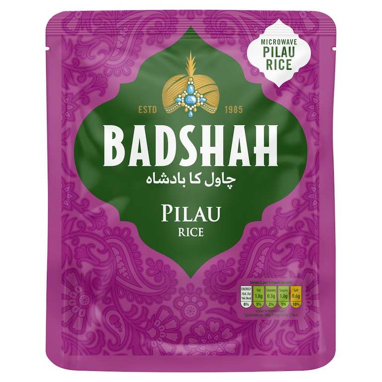 Badshah Pilau Rice 220g - Clubcard Price