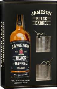 Jameson Black Barrel Irish Whiskey Two Tumbler Glass Gift Set £27 (Discount at checkout) @ Amazon