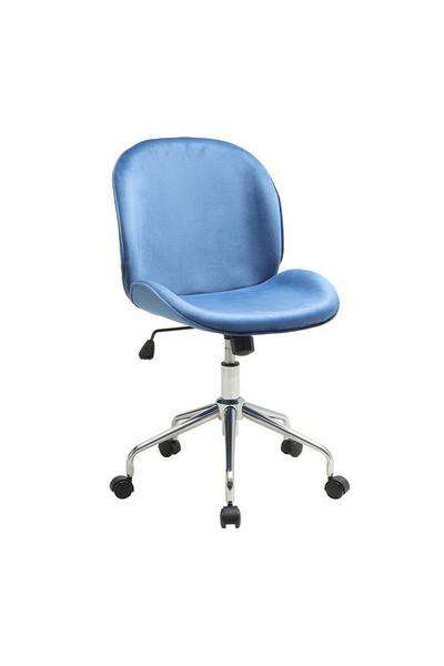Curved Velvet Upholstery Task Chair - £26.99 (+£2.95 Delivery) @ Debenhams