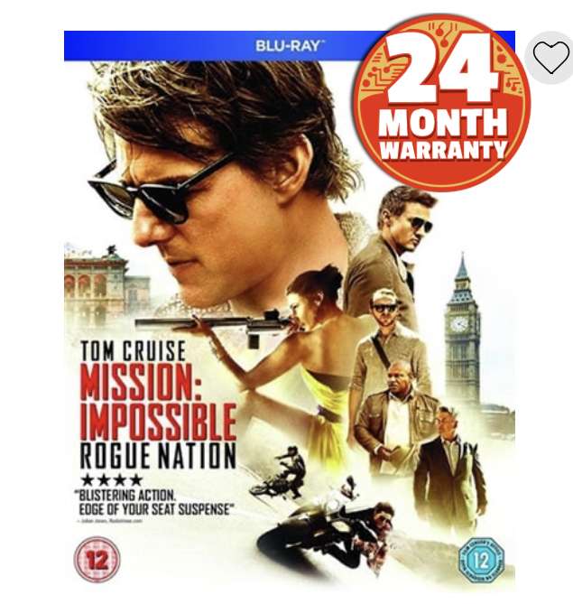 Mission Impossible: Rogue Nation - 2 Disc Blu-Ray - Used £1 + Free collection @ CeX
