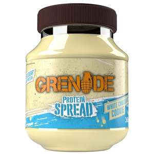 Grenade Protein Spread 360g (£4.73 Subscribe & Save) White Chocolate Cookie, Chocolate, Chocolate Chip Salted Caramel or Hazel Nutter