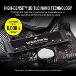 Corsair MP600 PRO NH 1TB PCIe Gen4 x4 NVMe M.2 SSD – High-Density TLC NAND – M.2 2280 – DirectStorage Compatible - Up to 7,000MB/sec