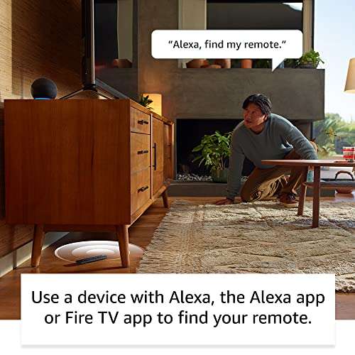 Alexa Voice Remote Pro with remote finder, TV controls and backlit buttons