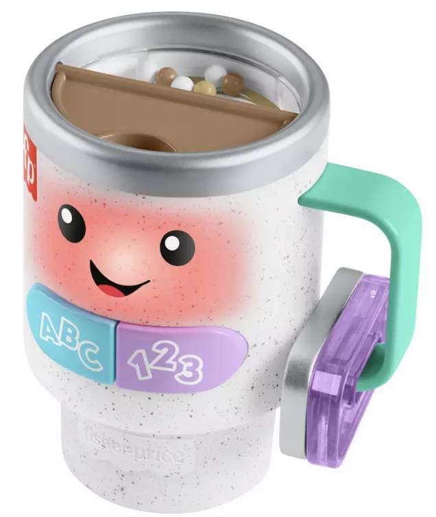 Fisher-Price Wake Up & Learn Coffee Mug Interactive Toy - 2 for £15 offer - Free C&C