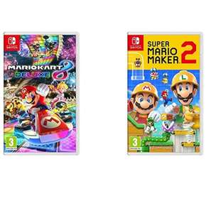 Mario Kart 8 Deluxe + Super Mario Maker 2 - Nintendo Switch (Physical Copies) - £58.99 @ Amazon