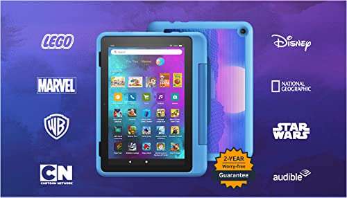 Amazon Fire HD 8 Kids Pro tablet | 8-inch HD display, ages 6–12, 30% faster processor, 13-hour battery life