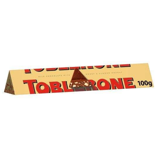 Toblerone 100g chocolate at Wandsworth Southside