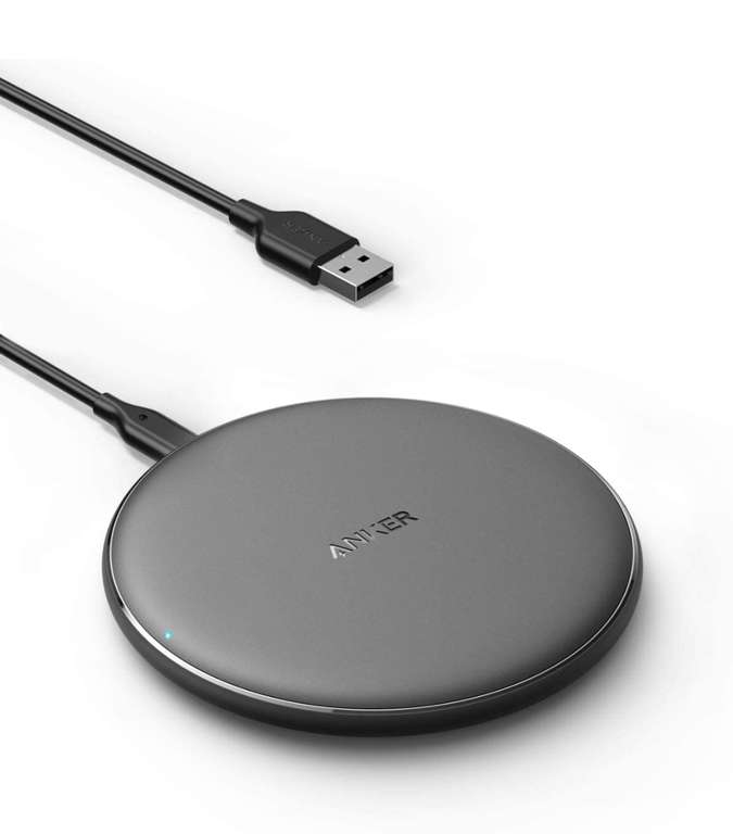 Anker Wireless Charger, PowerWave Pad for Samsung, Qi-Certified 10W Max Sold by AnkerDirect UK