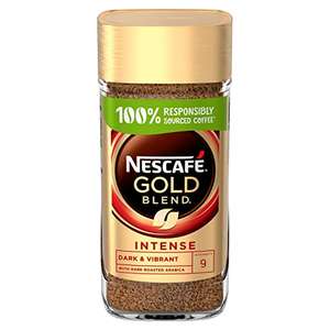 Nescafé Gold Blend Intense Instant Coffee, Rich & Full-Bodied Dark Roasted Coffee 200g - £4.95 S&S / £4.12 S&S + Voucher