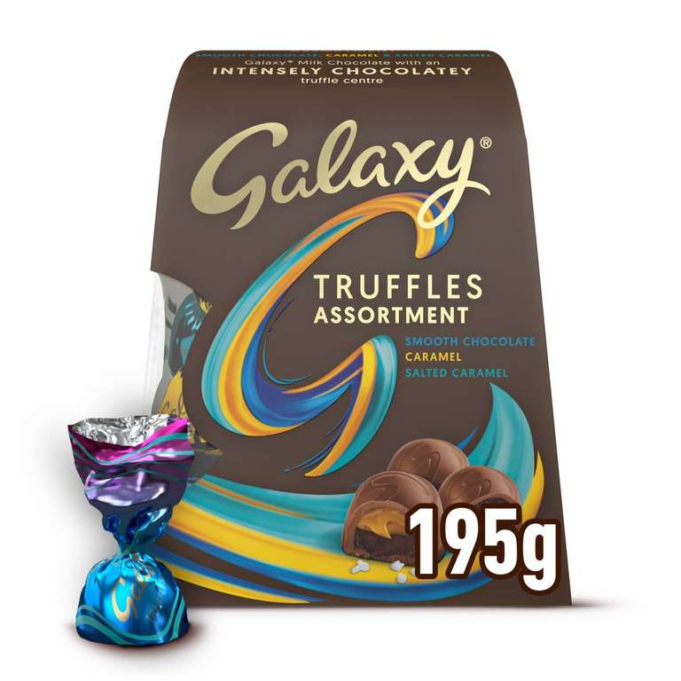Galaxy Assorted Truffles Milk Chocolate Gift Box (195g) - £1.25 @ Tesco - Hertford