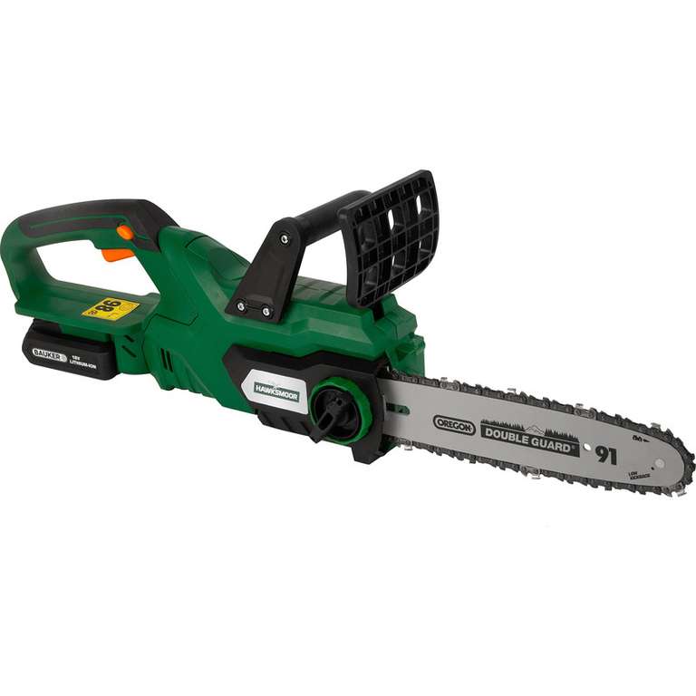 Hawksmoor 18V 25cm Cordless Chainsaw 1 x 4.0Ah £61.98 free collection @Toolstation