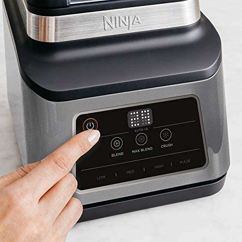 Ninja 2-in-1 Blender with Auto-iQ (BN750UK) 1200 W, 2.1 Litre Jug, 0.7 Litre Cup, Black/Silver £99 @ Amazon