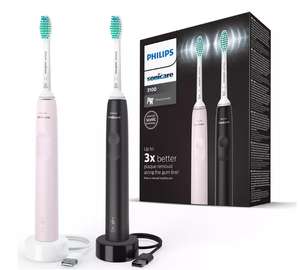 Philips Sonicare 3100 Dual Pack Pink & Black £60 click and collect at Argos